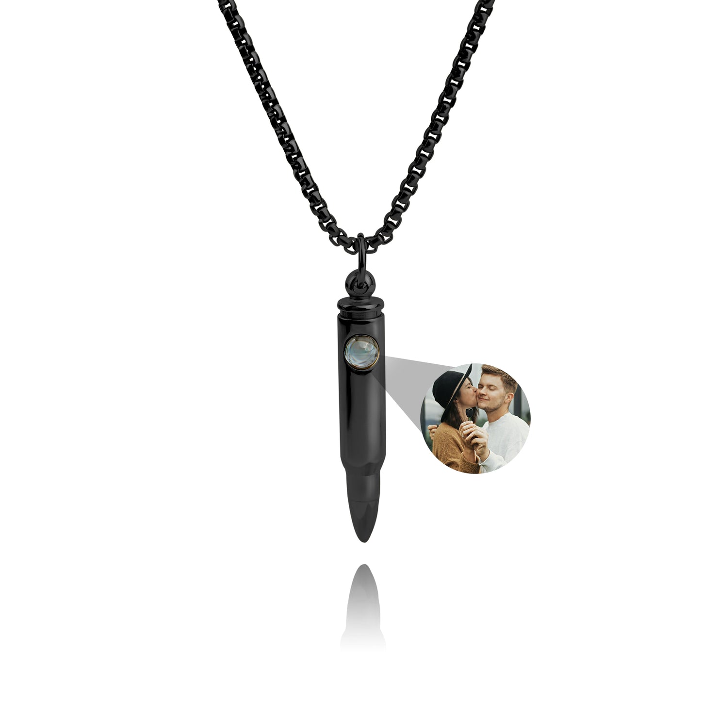 Collier photo personnalisé avec ta propre photo - Maverick