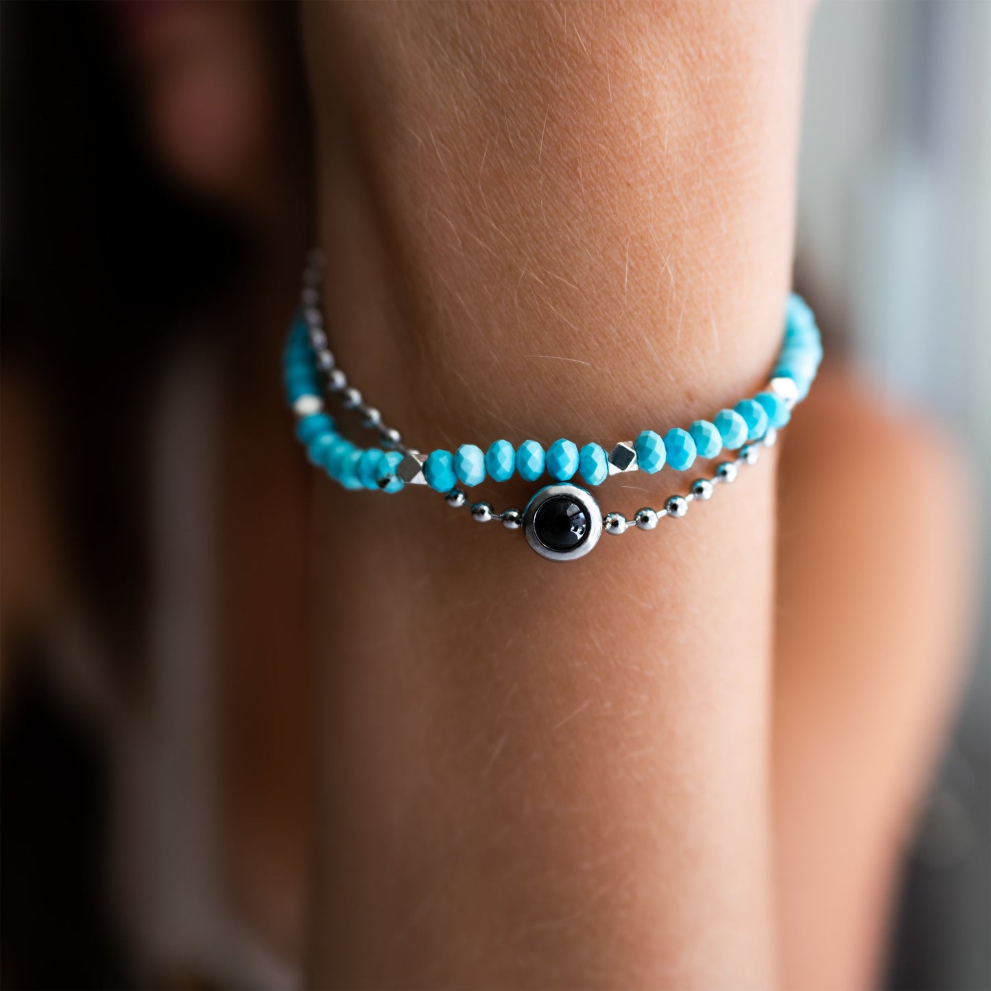 Bracelet photo personnalisé avec ta photo - Cristal