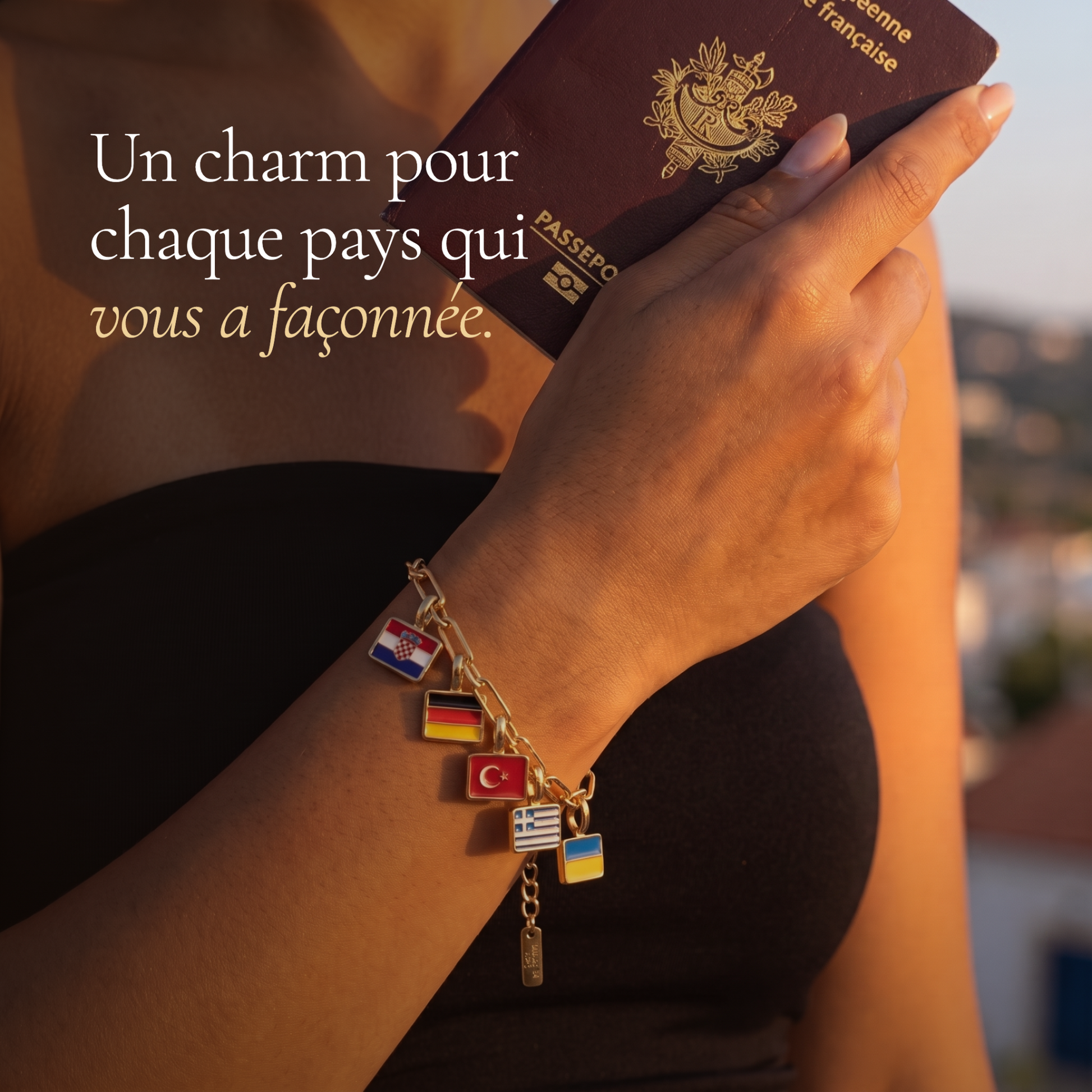 Bracelet à Charms Pays – Pass