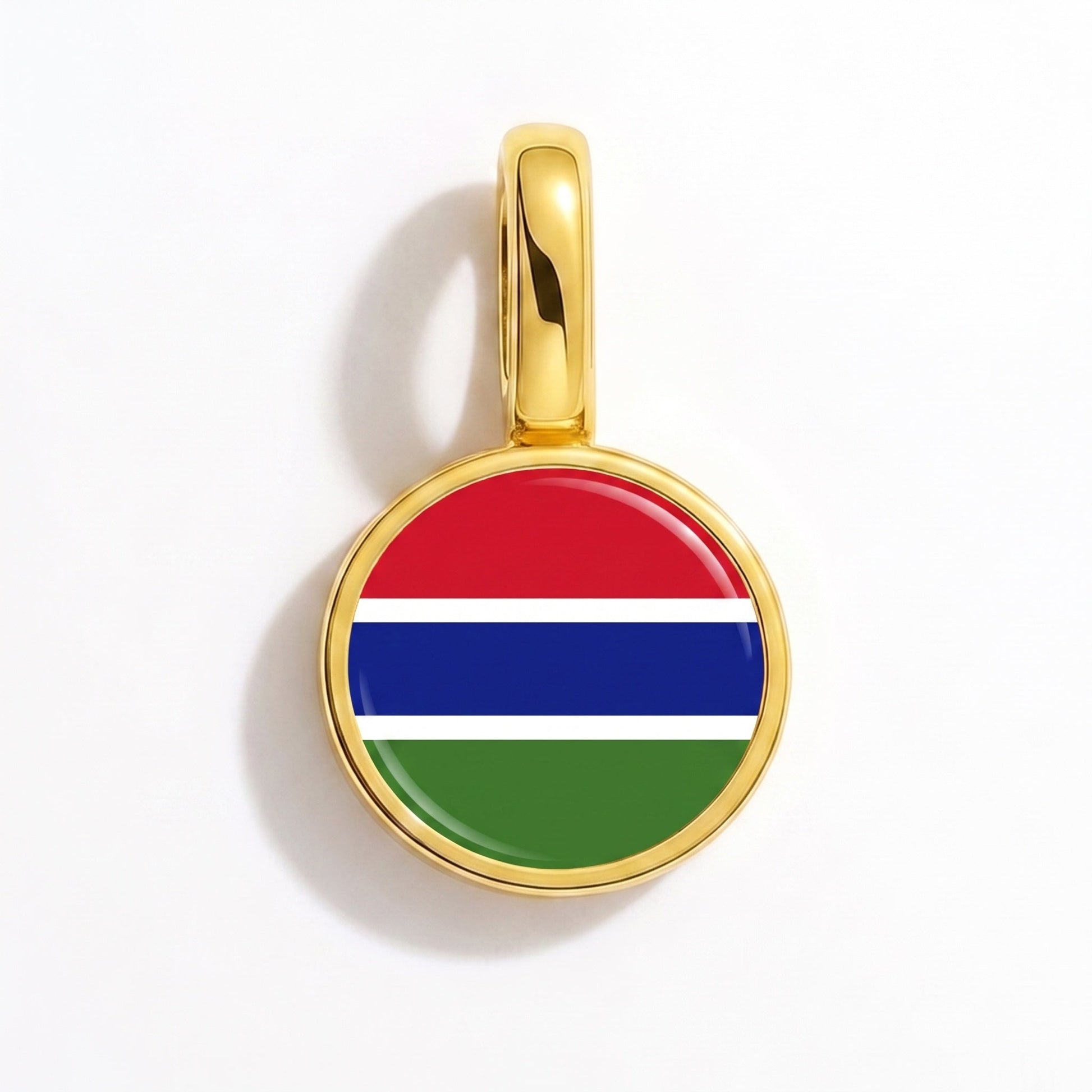Charm drapeau Gambie – rectangulaire or