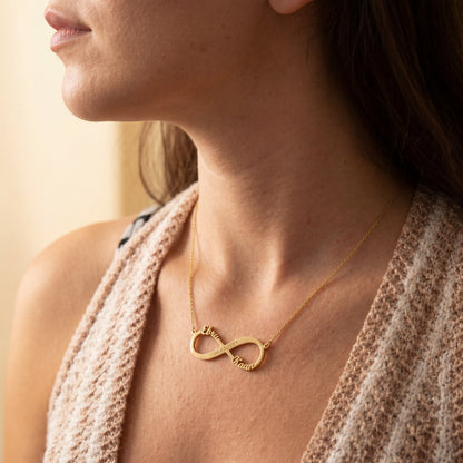 Collier Amour Infini avec Gravure