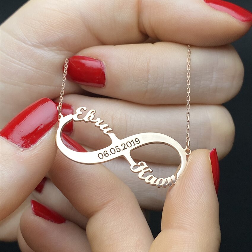 Collier Amour Infini avec Gravure