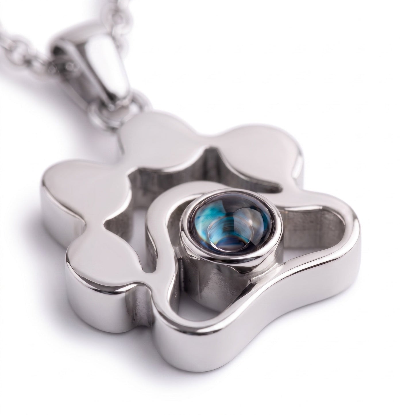 Collier photo personnalisé - Patte de chien