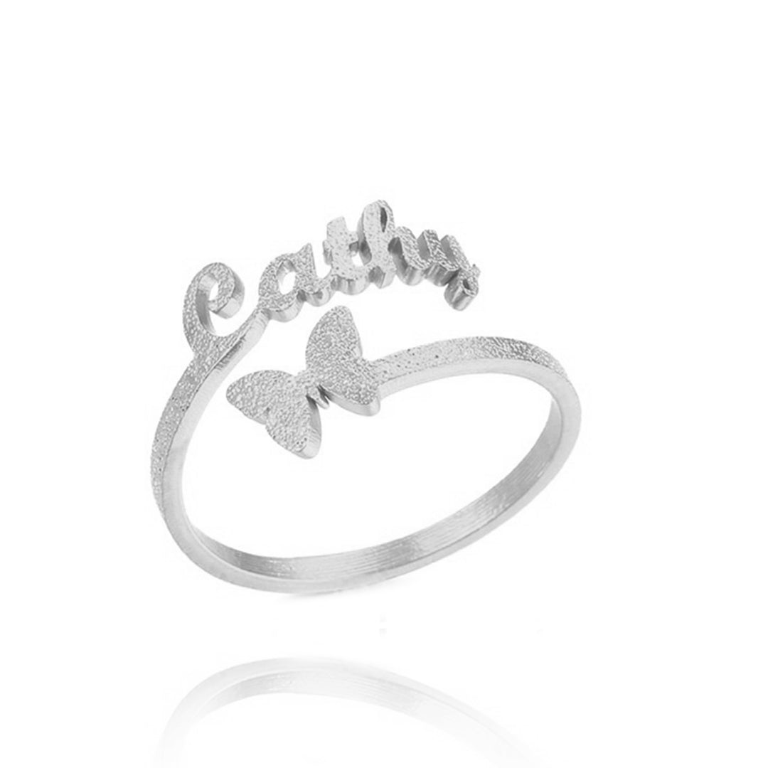 Bague avec nom personnalisé