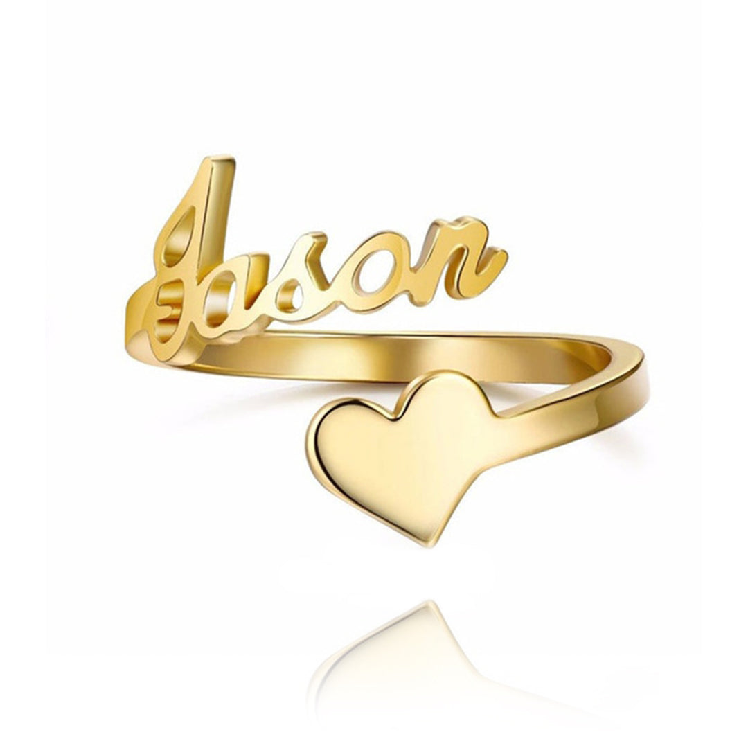 Bague avec nom personnalisé