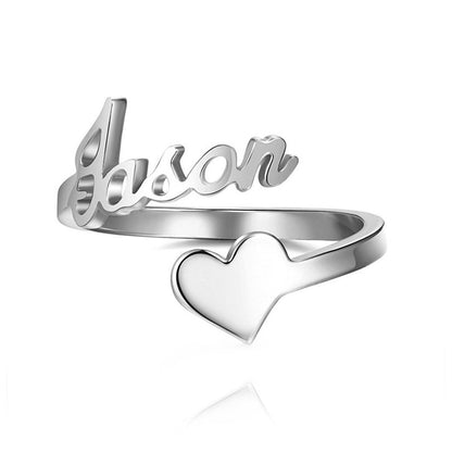 Bague avec nom personnalisé