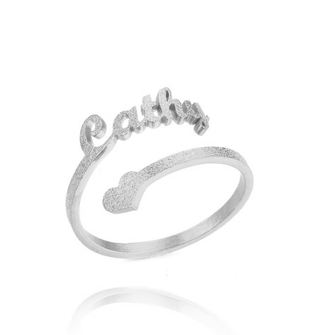 Bague avec nom personnalisé