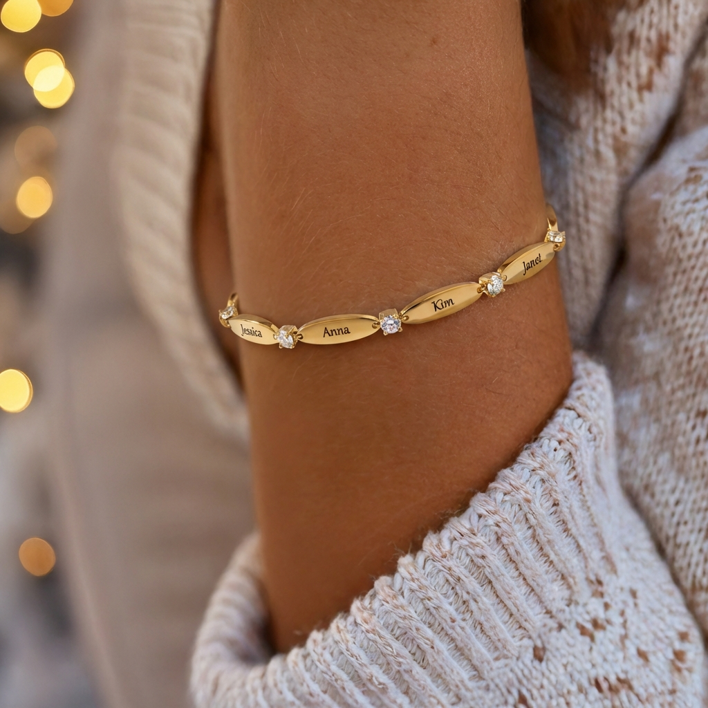 Bracelet personnalisé avec gravure