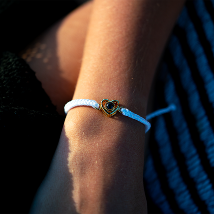 Bracelet photo personnalisé avec ta photo - Cœur
