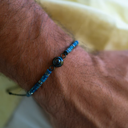 Bracelet photo personnalisé avec ta photo - Pierre Précieuse Heishi