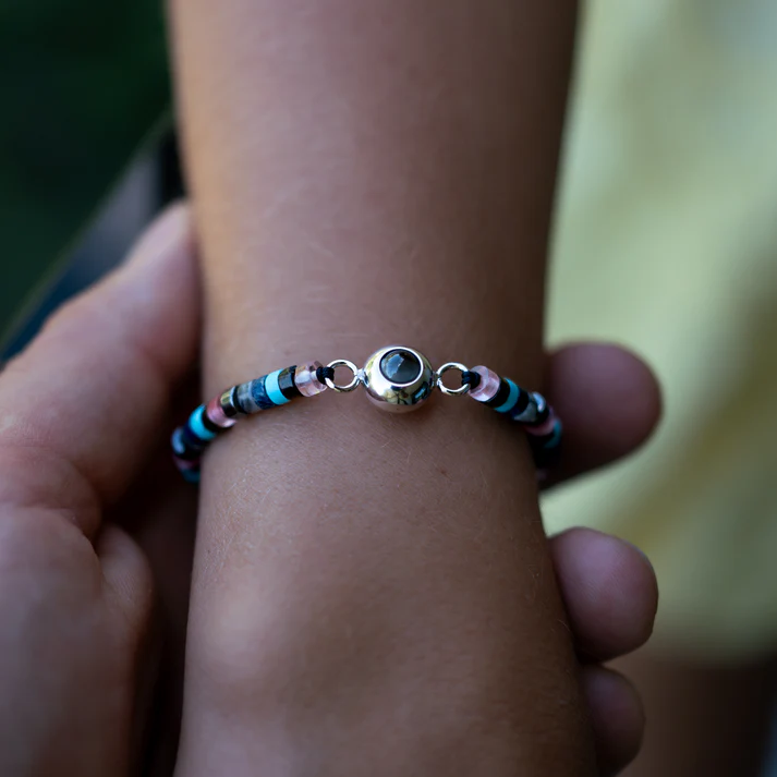 Bracelet photo personnalisé avec ta photo - Pierre Précieuse Heishi