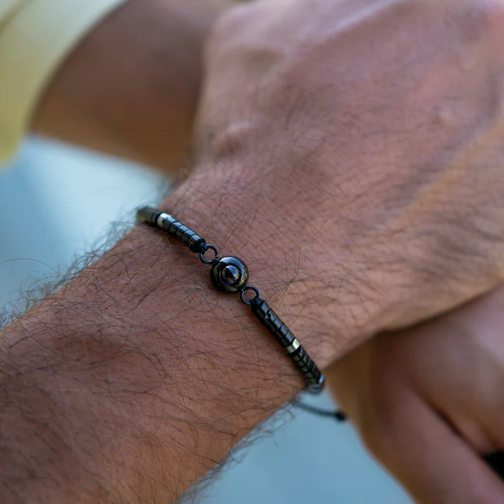 Bracelet photo personnalisé avec ta photo - Pierre Précieuse Heishi