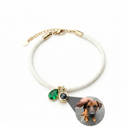 Bracelet photo personnalisé avec ta photo - Essence Pierre de naissance