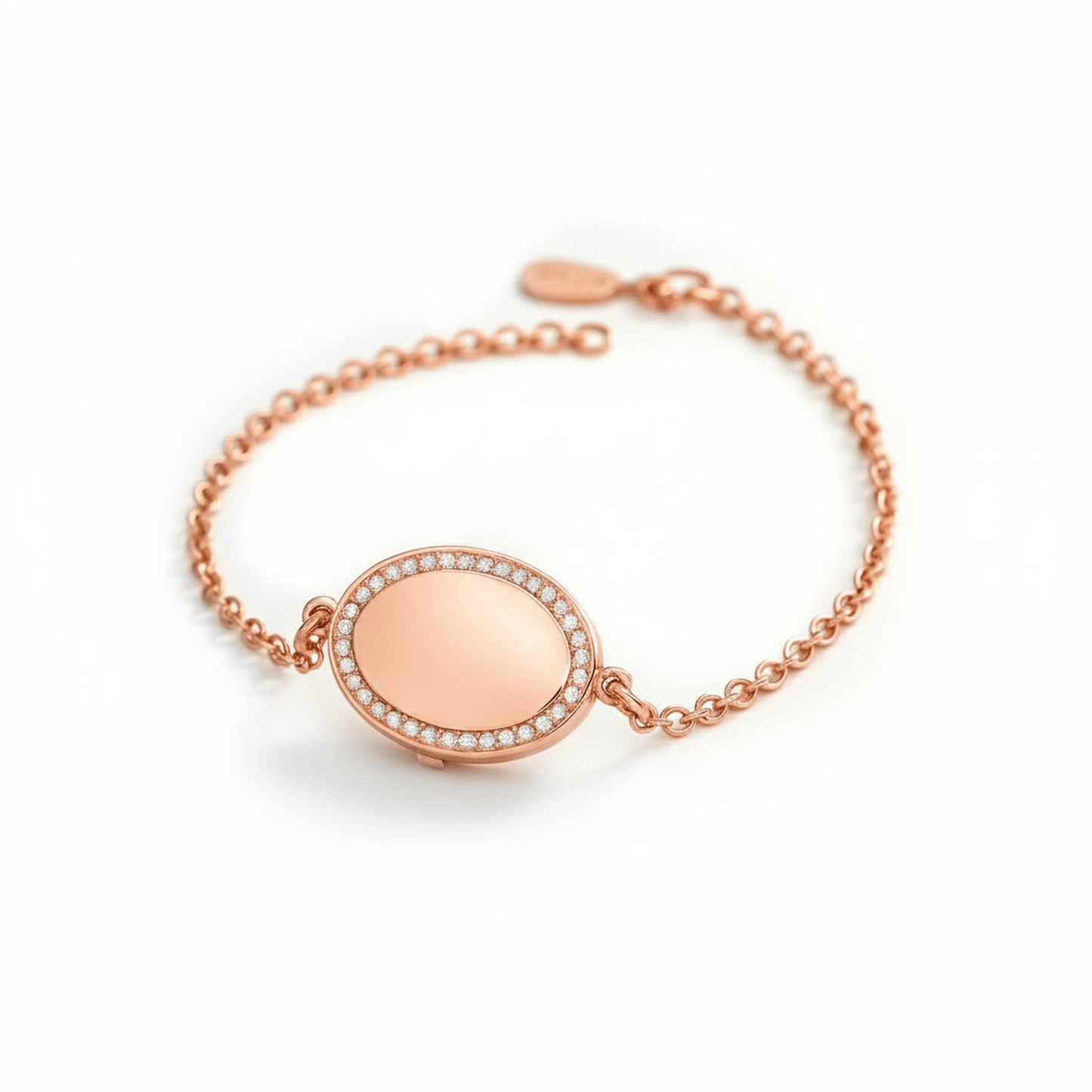 Bracelet médaillon avec photo - Ovale