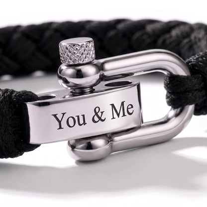Bracelet Tressé avec Gravure