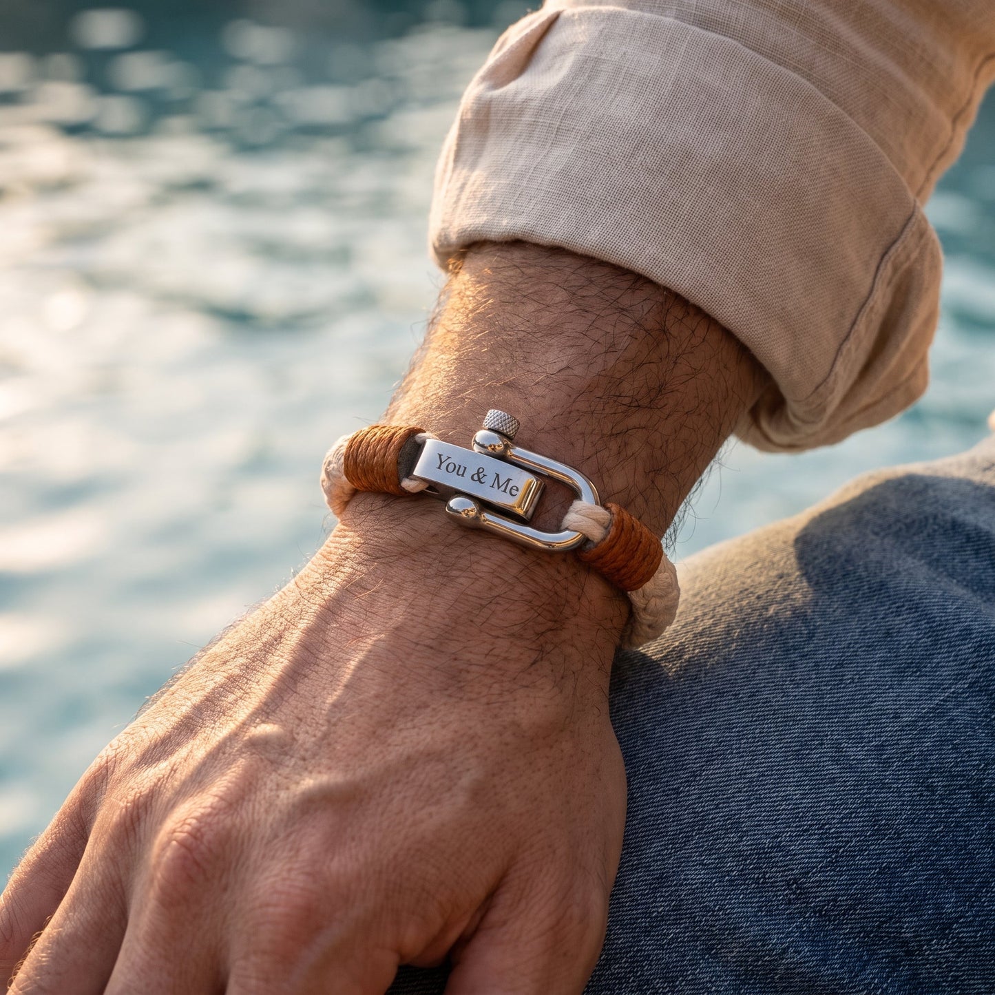 Bracelet Tressé avec Gravure