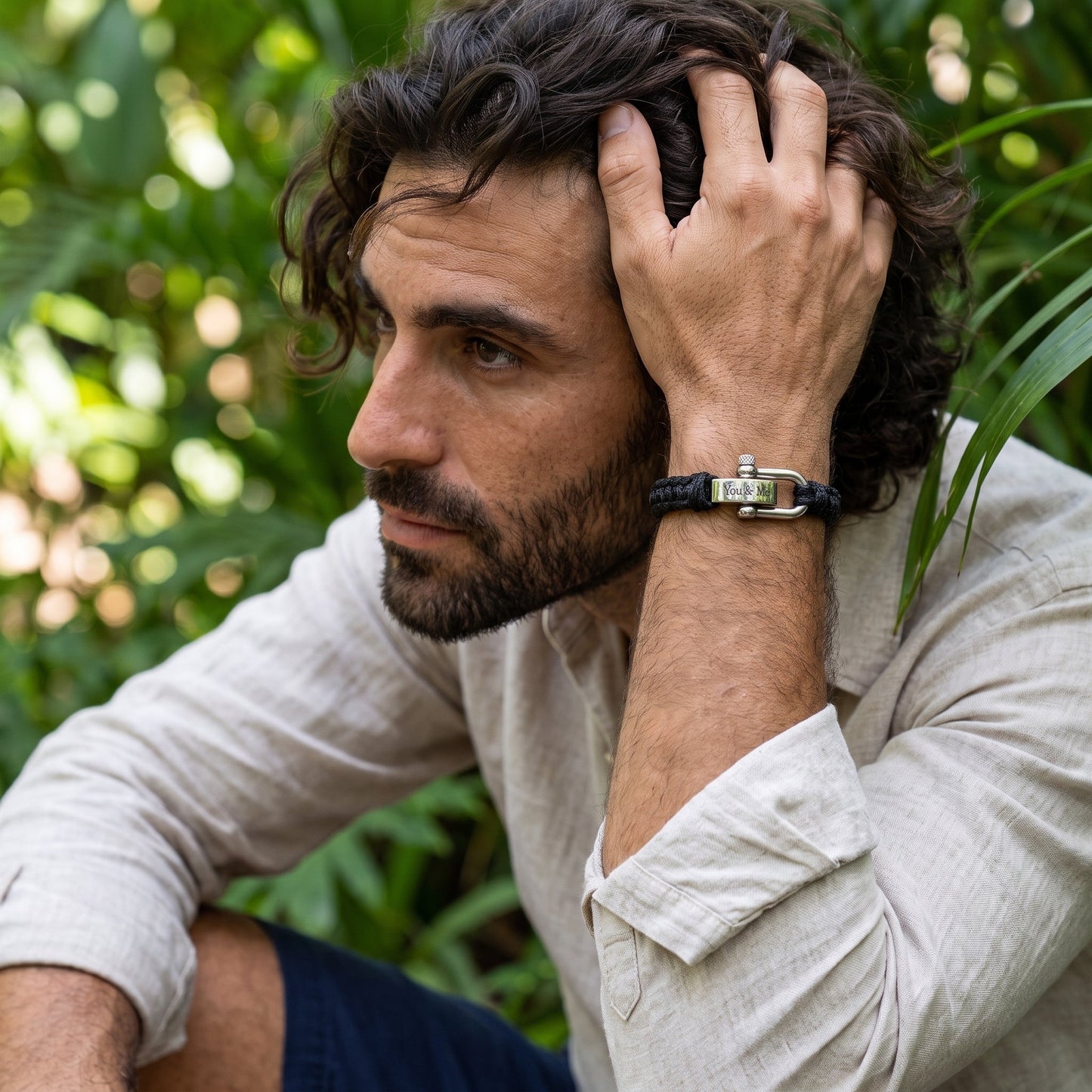 Bracelet Tressé avec Gravure