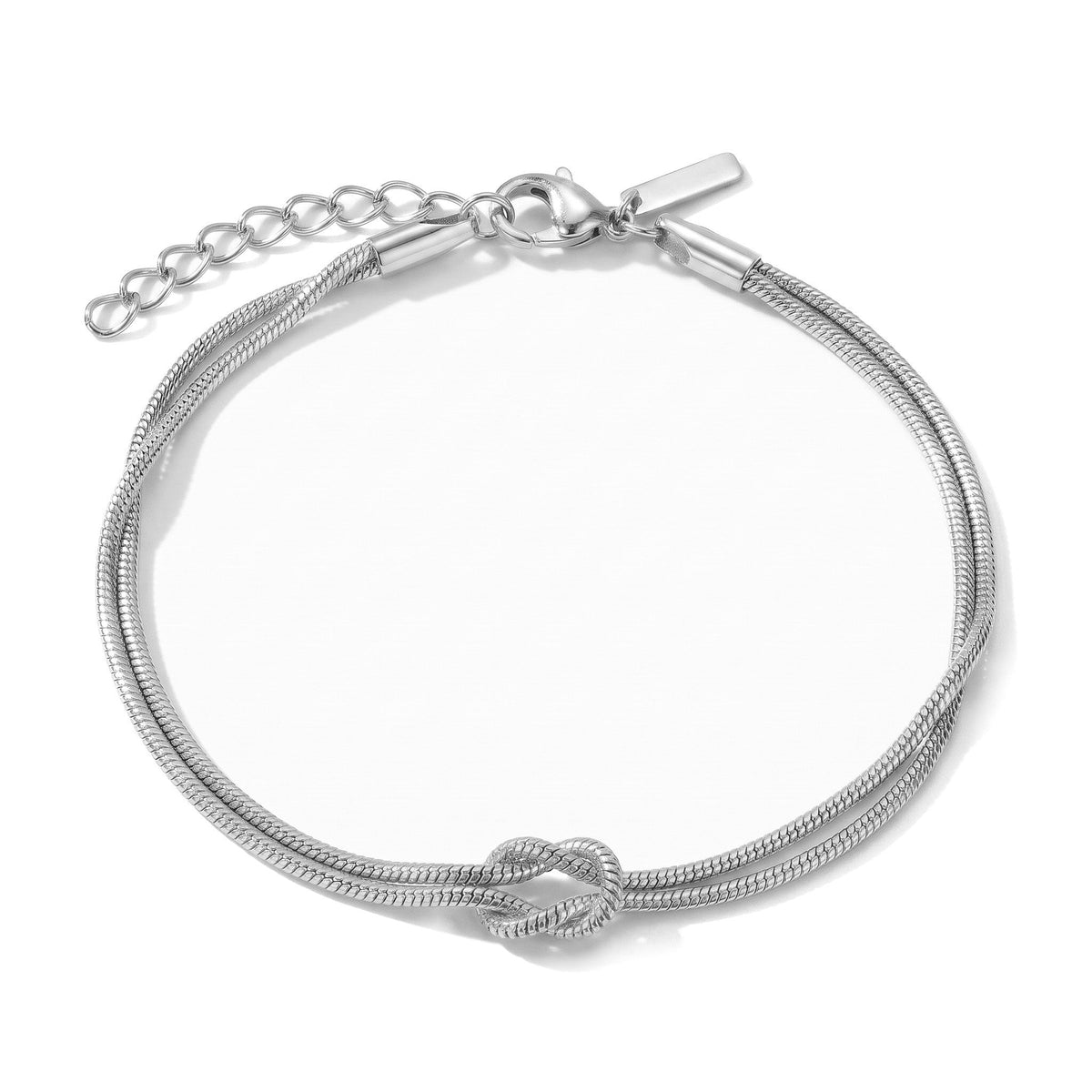 Bracelet Forever Knot – argent – vue 6