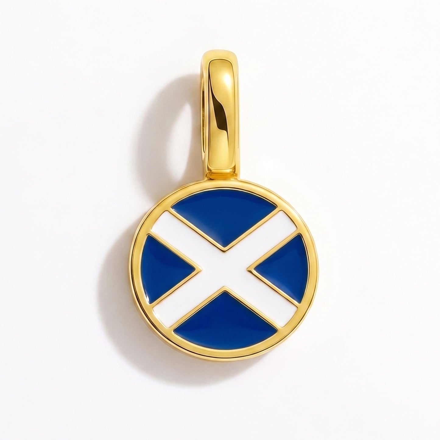 Charm drapeau Écosse – rectangulaire or