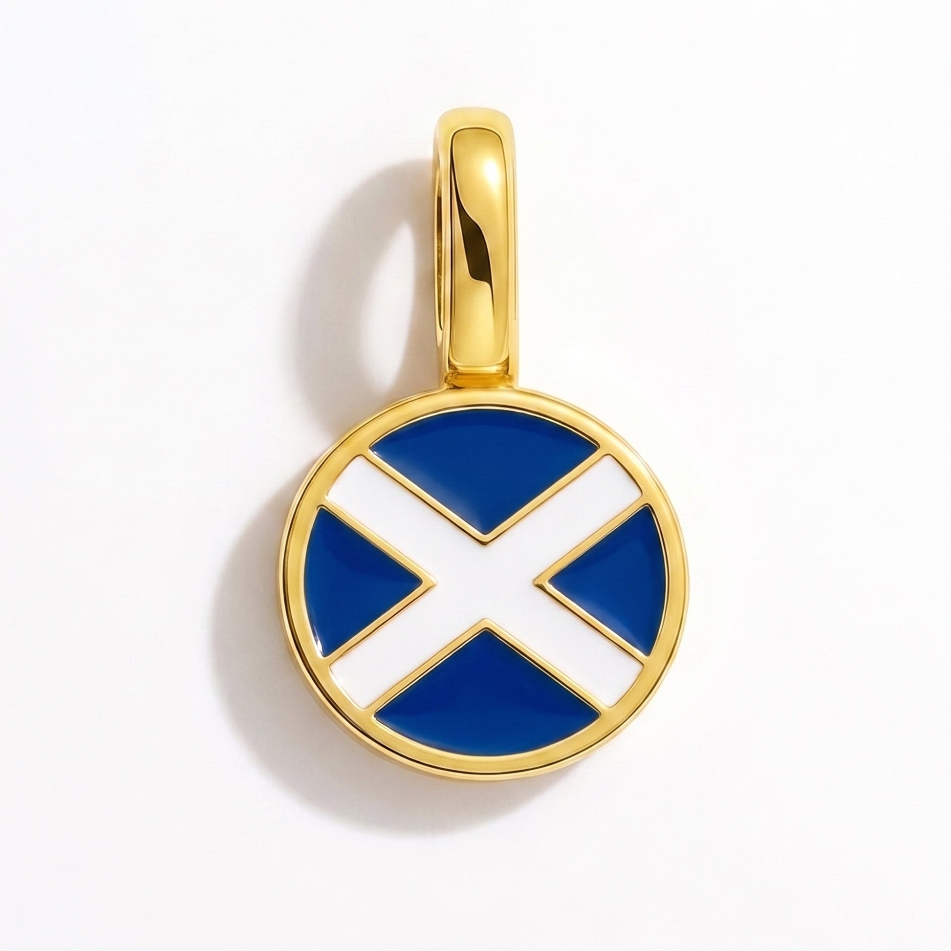 Charm drapeau Écosse – rectangulaire or
