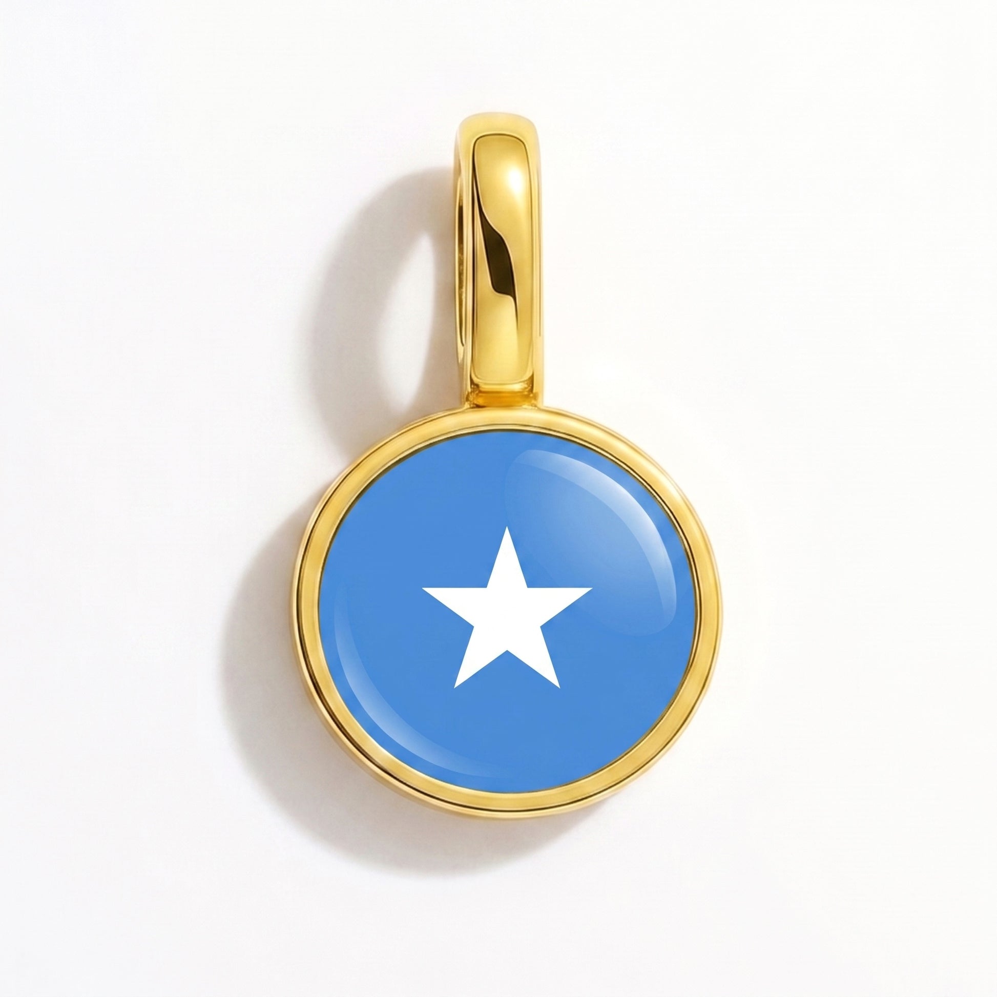 Charm drapeau Somalie – rond or