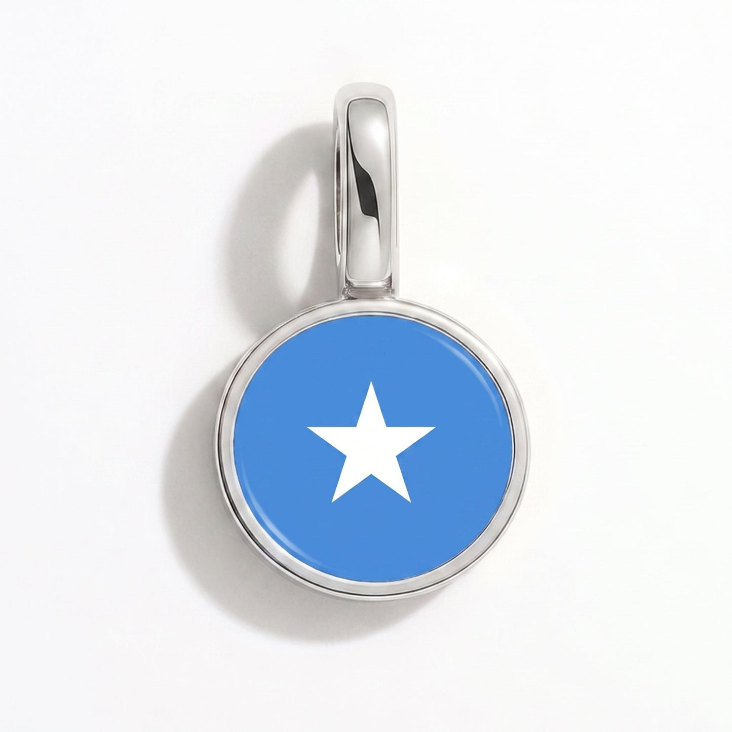 Charm drapeau Somalie – rectangulaire argent