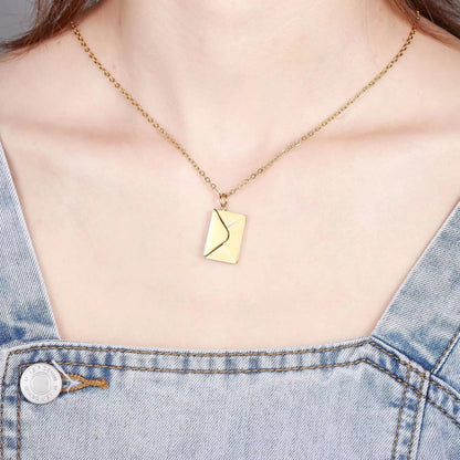 Collier personnalisé avec message secret